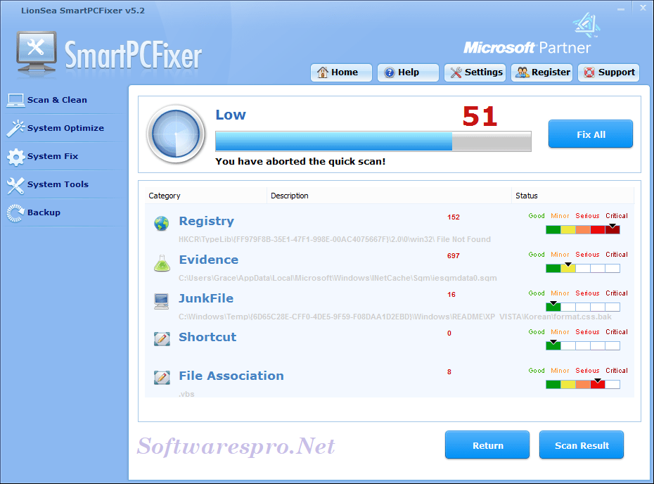 Smart PC Fixer 5.2 license key