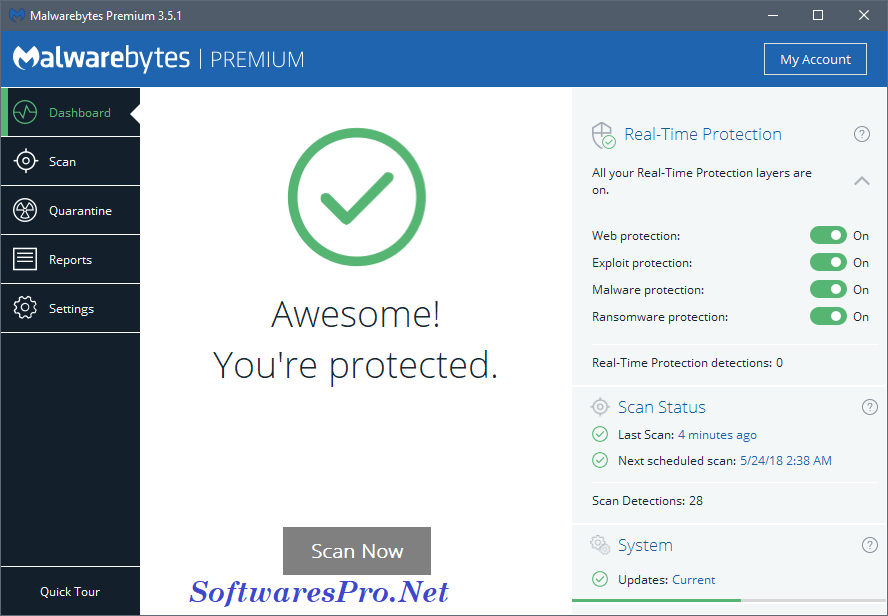 Malwarebytes Anti-Malware 3.5.1 Crack