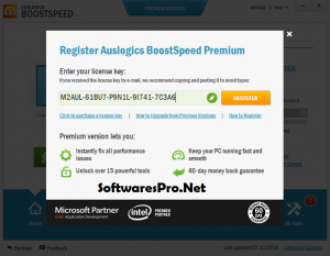 Auslogics BoostSpeed License Key