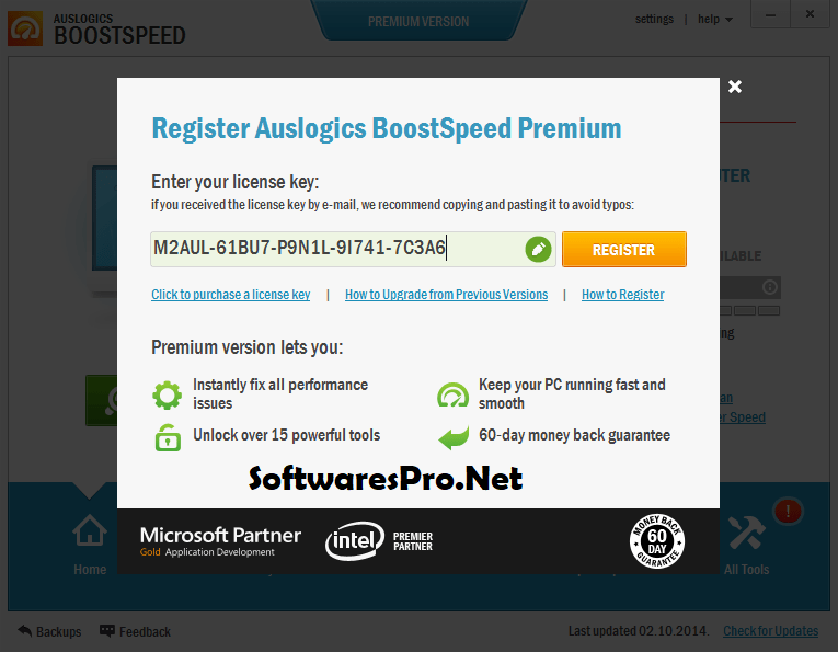 Auslogics BoostSpeed 10 License Key With Crack Full Version