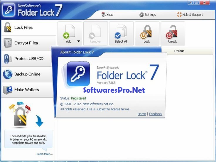 Folder Lock 7.7.6 Crack