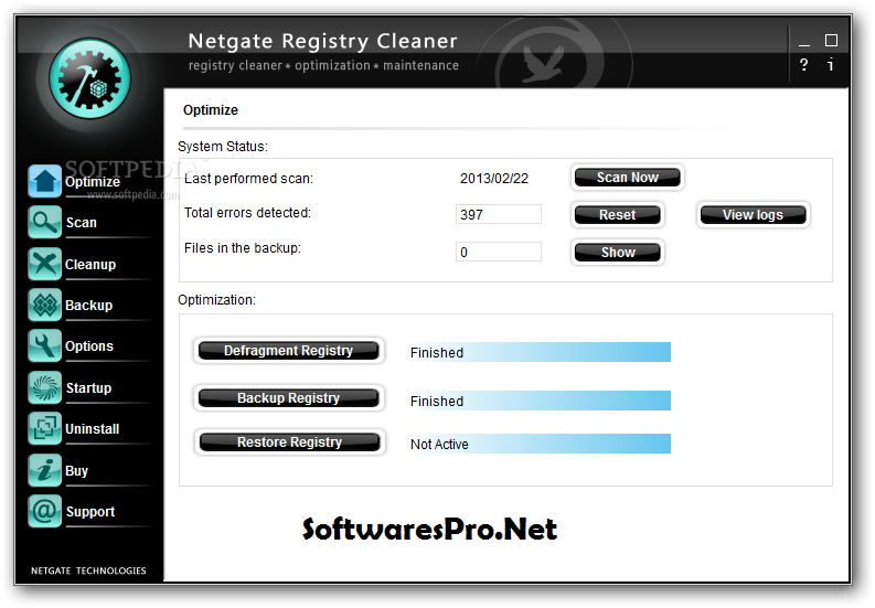 NETGATE Registry Cleaner Serial Key