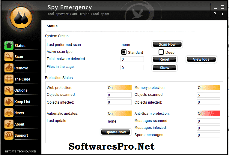 NETGATE Spy Emergency 2018