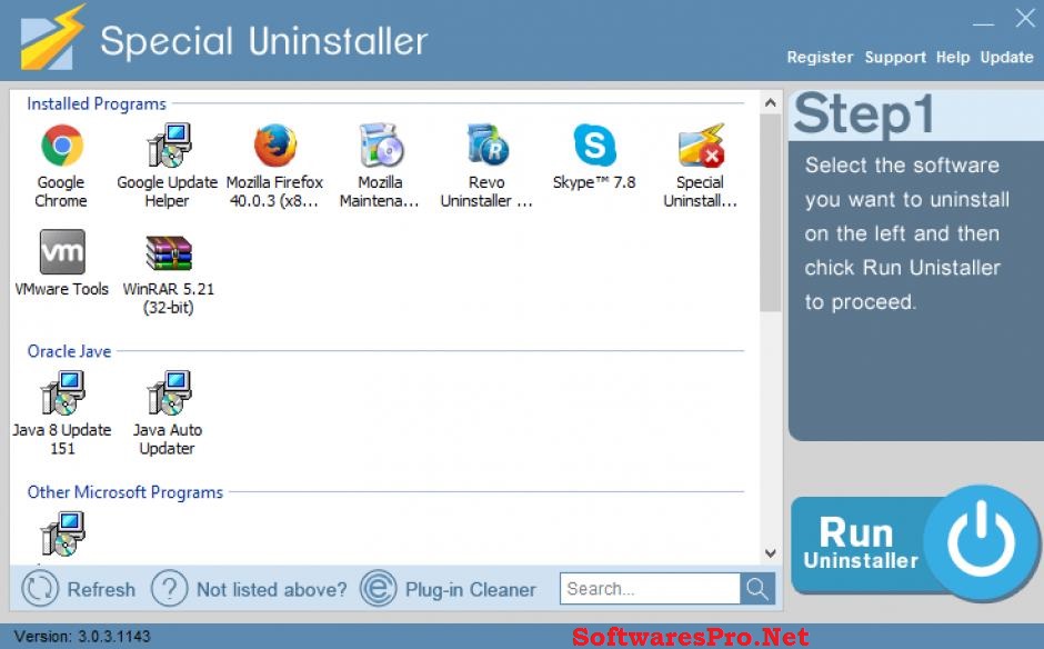 Special Uninstaller Serial Key