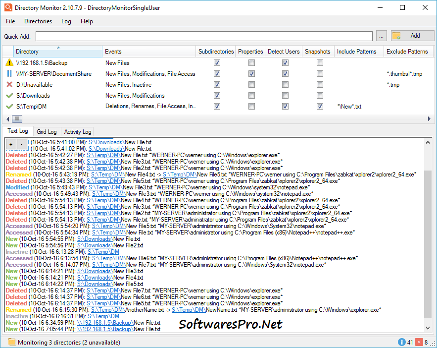 Directory Monitor Pro Crack