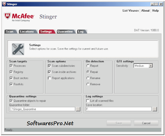 McAfee Stinger Serial Key