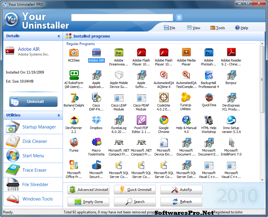 Your Uninstaller Pro 7.5 Crack