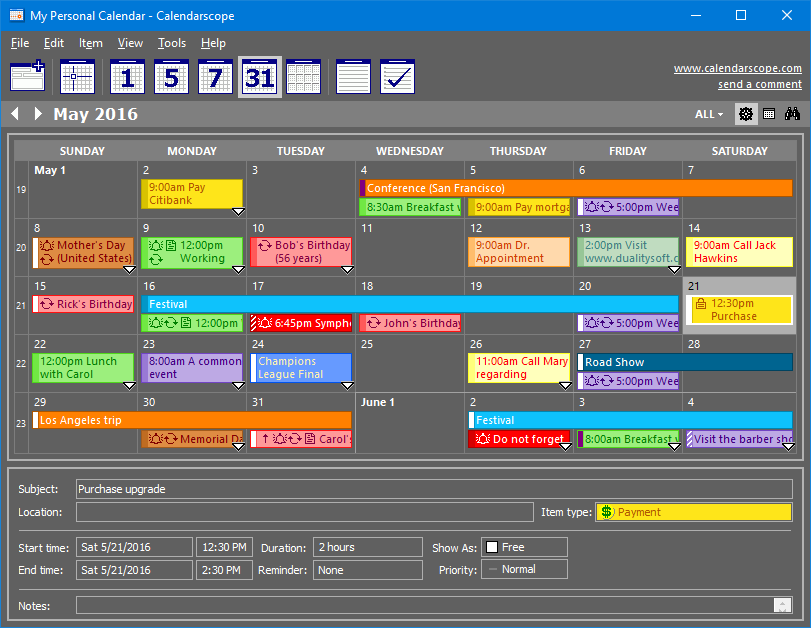 Calendarscope Activation Code