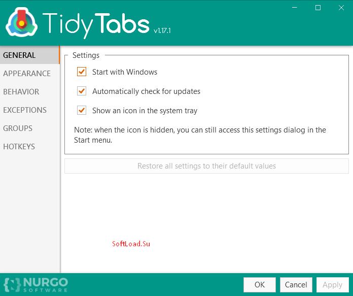 TidyTabs Professional Serial Key