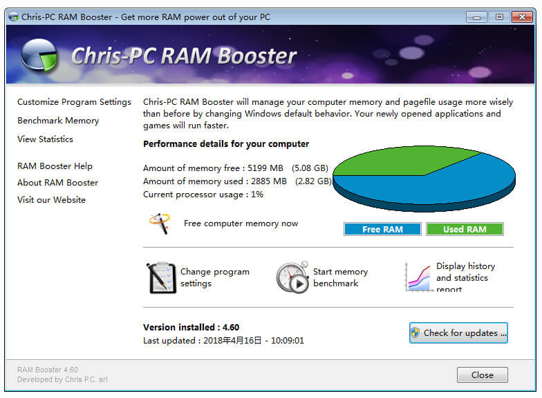 Chris-PC RAM Booster Download