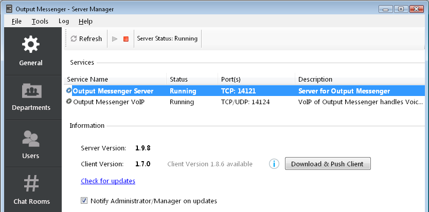 Output Messenger Server Download
