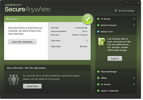 Webroot SecureAnywhere Antivirus Serial Key