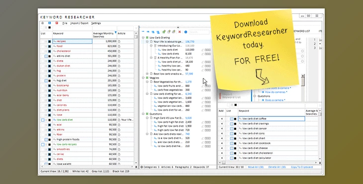 Keyword Researcher Pro Download